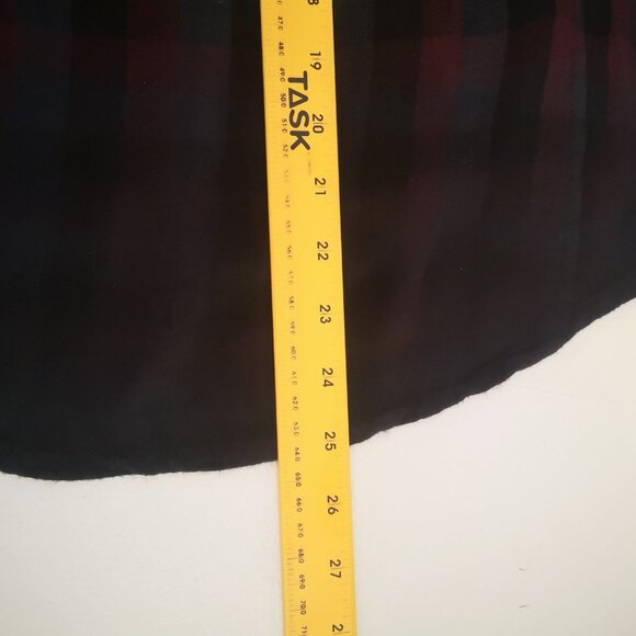 Harley-Davidson Genuine Motor Clothes Ladies Sleeveless Red Plaid Blouse - Picture 10 of 10